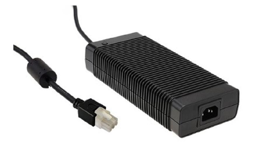 Адаптер настольный, AC-DC, 280.1Вт, вх. 85...264B AC 47...63 Гц, 127...370B DC, вых. 24B/11.67A, изол. 3000В AC, 175x72x35мм, -30...+70°С, сетевой разъём IEC320-C14 (совместим с кабелем EU1-MC13), вых. разъем C8P