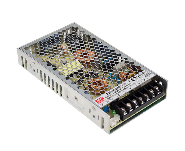 Блок питанияAC-DC, 101Вт, ККМ, вход 85…264В AC, 47…63Гц 120…370В DC, выход 24В4.2A, рег. вых 22.8…26.4В, изоляция 3750В AC, в корпусе 179х99х30мм, -30…+70°С