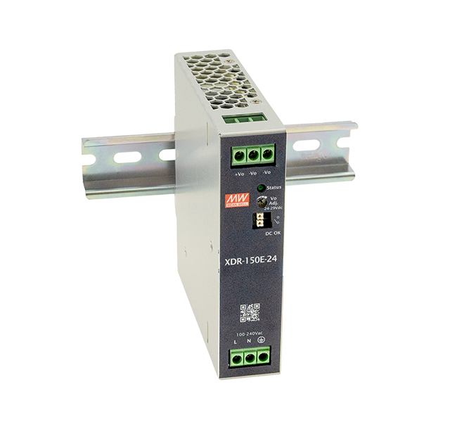 AC-DC, 150Вт, вх.85…264V AC, 47…63Гц 120…370В DC, вых.36В4.33A (пиковый 5.63А), рег. вых 36…42В, изол.3000В AC, DC OK, в кожухе на DIN-рейку 30х125,2х116мм,-40…+70°С, 3 года гарантии