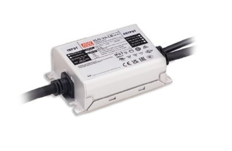 Источник питания AC-DC, 18.9Вт, стабилизатор тока, IP67, вход 90…305В AC, 47…63Гц, ККМ, выход 350мА/32.4…54В, изоляция 3750В AC, в кожухе 95х63х30мм, -40…+80°С (корпус)