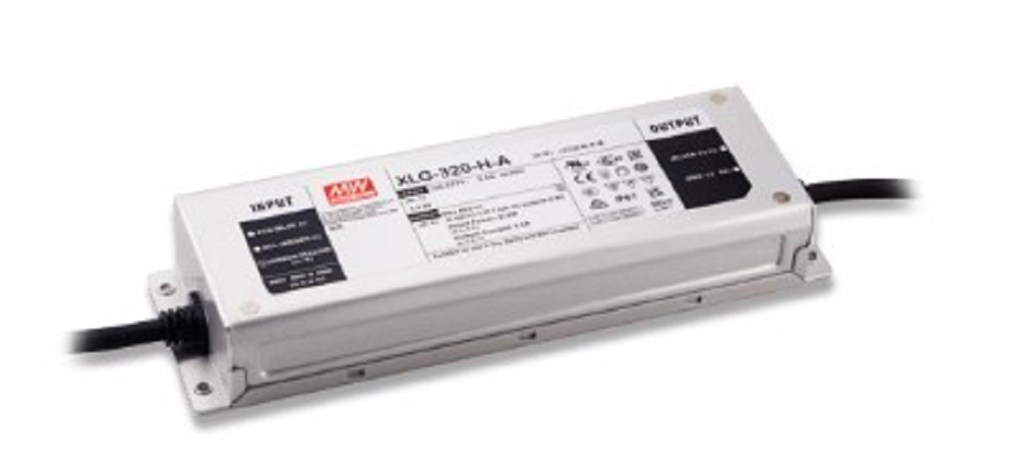 Источник питания AC-DC, 315Вт, стабилизатор тока, IP67, вход 100…305В AC, 47…63Гц, ККМ, выход 1400(500…1400)мА/150…300В, изоляция 3750В AC, в кожухе 246х77х39.5мм, -40…+85°С (корпус), встр. потенциометр