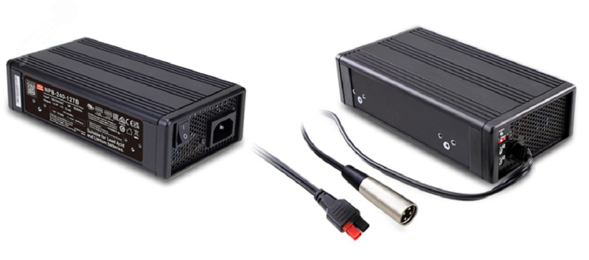 Изображение товара Зарядное устройство NPB-240-24TB 243.2Вт для свинцово-кислотных и литиевых аккумуляторов