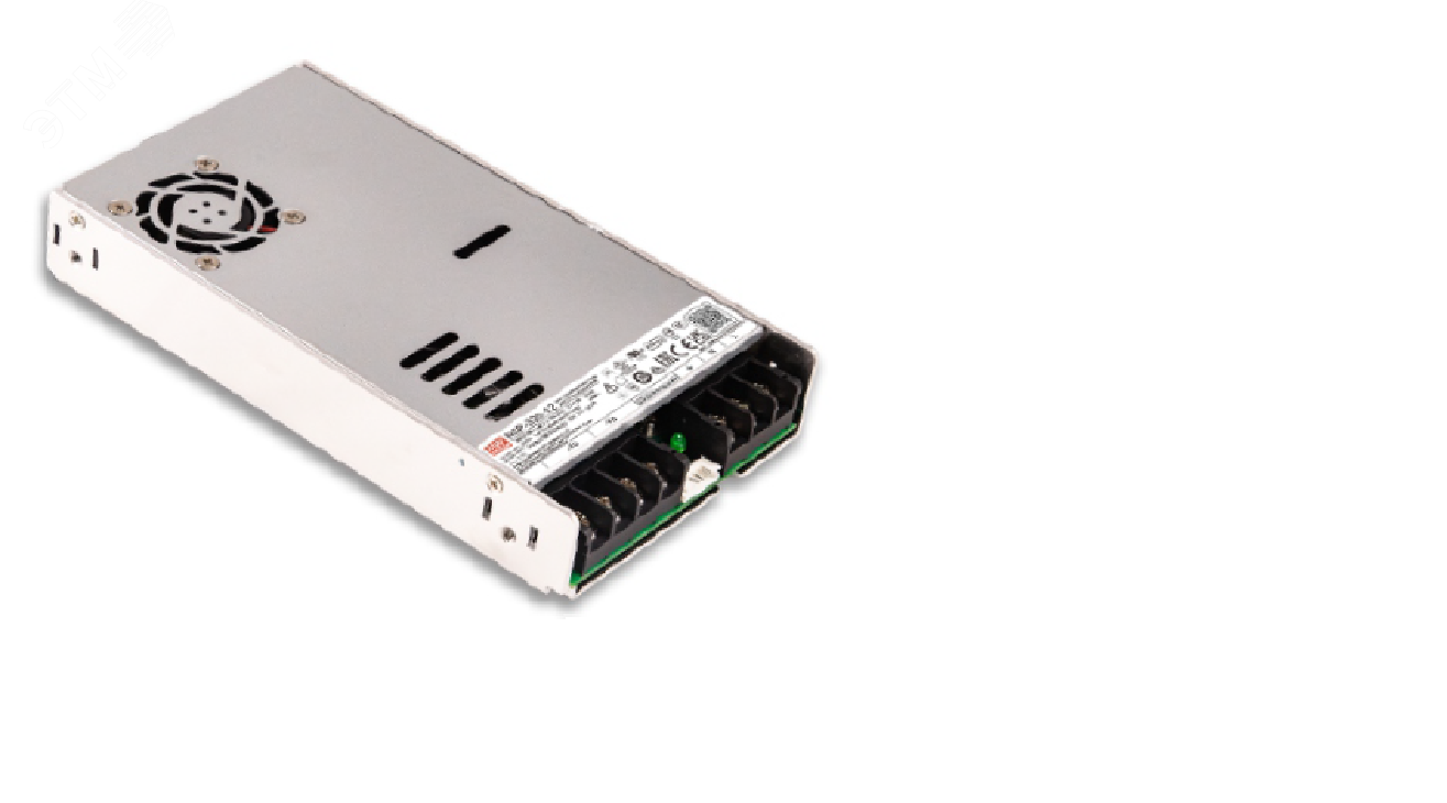 Изображение товара Источник питания AC-DC, 320Вт, ККМ, вход 85…305V AC, 47…63Гц /120…431В DC, выход 48В/6.7A, рег. вых 44…57В, электрозащита медицинского стандарта 2xMOPP/ BF, соотвествует пром.станд.SEMI-47, в корпусе 179x99x30мм, -40…+85°С (шт)