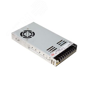 Изображение товара Блок питания AC-DC, 348Вт, вход 115,230В AC (переключатель), 47...63Гц, выход 15В,23.2A, рег. вых ±10%, изоляция 3000В AC, в кожухе (шт)