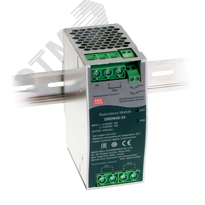 Изображение товара Модуль резервного питания, 2 входа 36-60В,40А, выход 48В,40А, на DIN рейку (шт)