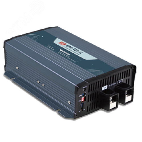 Устройство зарядное умное, AC-DC, 756Вт, вход 90…264В AC127…370В DC, выход 28.8В22.5А, рег. вых=21…42В, изоляция 3000В AC, в кожухе, 230х158х67мм, -30…+70°С, тип АКБ свинцово-кислотный или литий-ионный, выход клеммная колодка, упр-е CANBus - фото 1