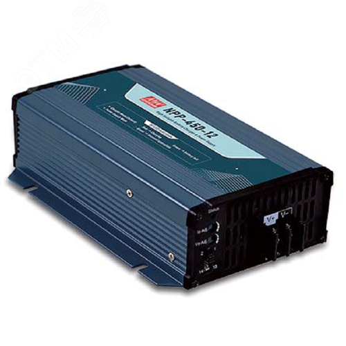 Изображение товара Устройство зарядное/источник питания AC-DC, 456.96Вт, вход 90…264В AC/127…370В DC, выход 57.6В/3.4…6.8А, рег. вых=42…80В, изоляция 3000В AC, в кожухе, 205х135х55мм, -30…+70°С, тип АКБ свинцово-кислотный , выход клеммная колодка (шт)