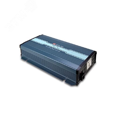 Изображение товара Инвертор DC-AC, 750Вт, Рмакс=1500Вт(0,6 сек), Uвх=48(40…66)В DC, Uвых=230В АС (ещё 200, 220, 240), f=50(60) Гц, КНИ<3%, изоляция 3000В AC, в кожухе 270x158x67мм, вес 2.3кг, -25…+70°С, розетка тип-EU (Европа), тип АКБ Lead Acid или Li-ion (шт)