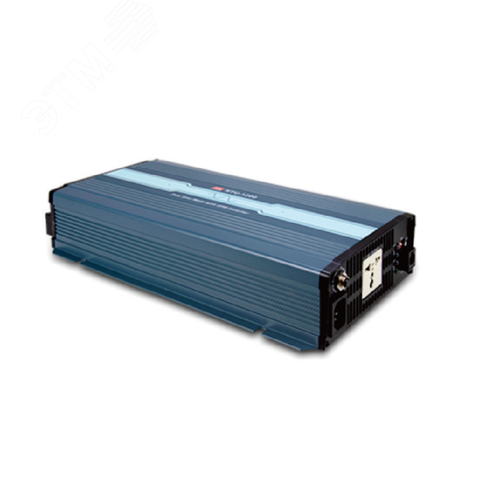 Изображение товара Инвертор DC-AC с функ. ИБП, 1200Вт, Рмакс=2000Вт(0,6 сек), Uвх=12(10...16,5)В DC, Uвых=230В АС (ещё 200, 220, 240), f=50(60) Гц, КНИ<3%, изоляция 3000В AC, в кожухе 333x184x70мм, вес 3.3кг, -25…+70°С, розетка тип-EU (Европа), тип АКБ Lead Acid (шт)