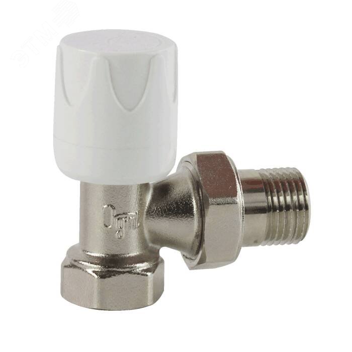 Клапан ручной регулировки для радиатора Ду 15 Ру10 ВР угловой Ogint 022-1370 Ogint