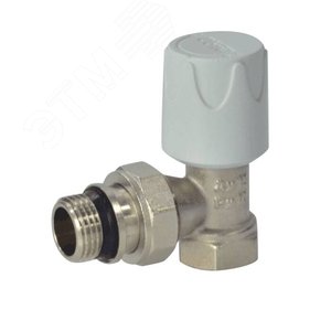Клапан ручной регулировки для радиатора Ду 15 Ру10 ВР угловой штуцер с герметичной прокладкой Ogint 022-4829 Ogint