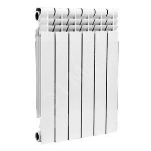 Радиатор алюминиевый секционный 500/85/8 боковое подключение