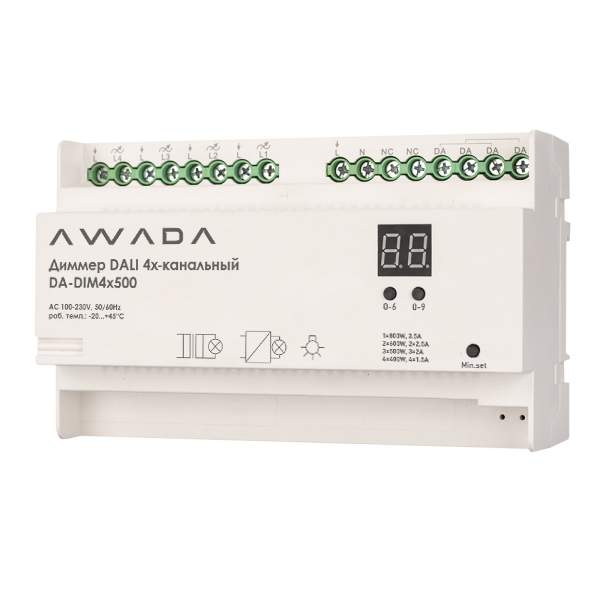 Диммер DALI 4х канальный