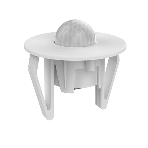 Датчик движения с сенсором освещенности, для скрытого монтажа, IP20