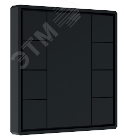 Изображение товара Панель кнопочная 8 клавишная для управления DALI светильниками, IP20, черная