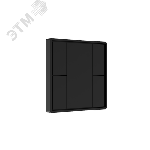 Изображение товара Панель кнопочная 4-х клавишная пластиковый корпус, черный (шт)