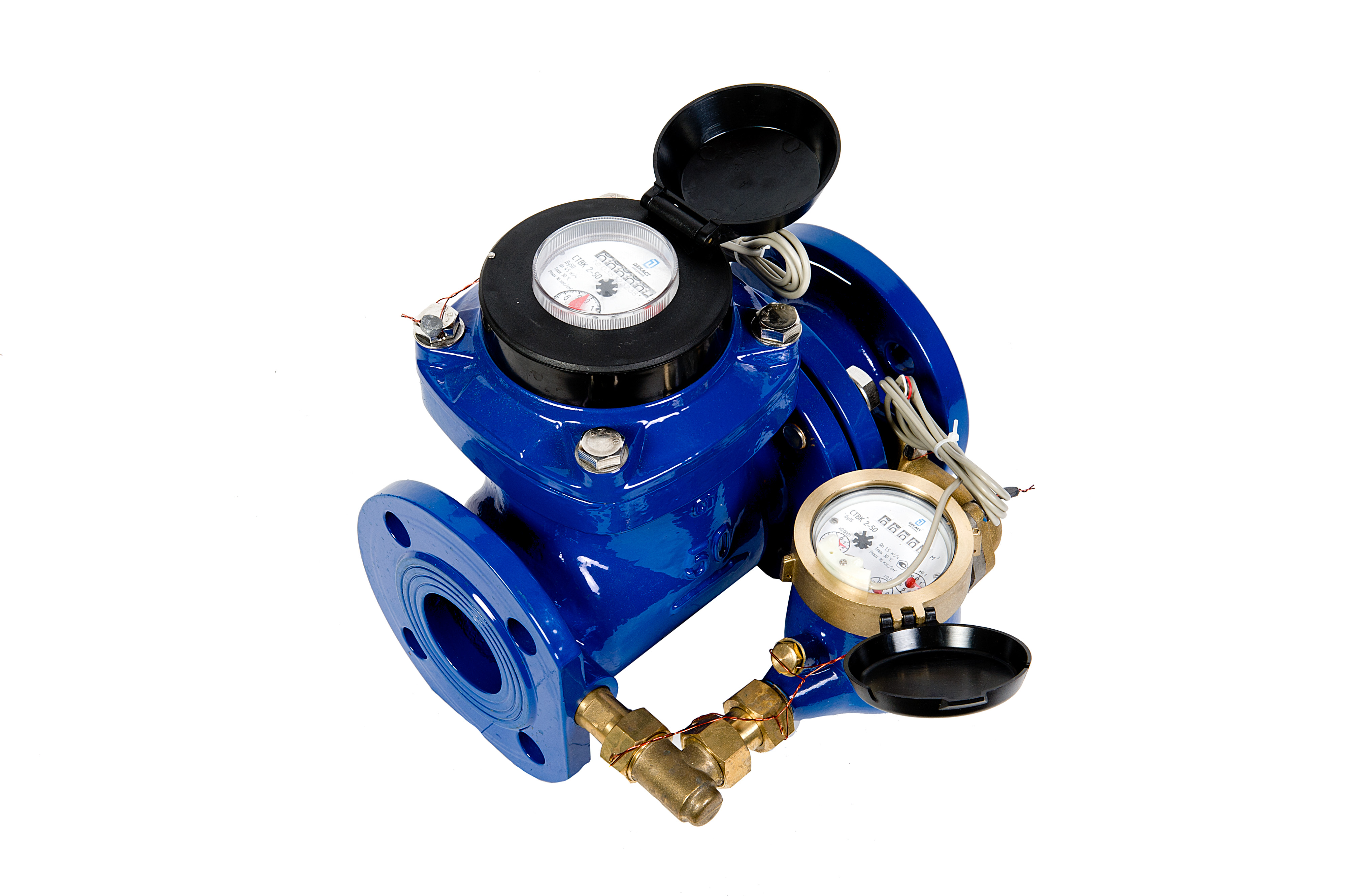 Счетчик холодной воды комбинированный СТВК 2 65/20 с импульсным выходом(ДГ) (100/10 л/имп)