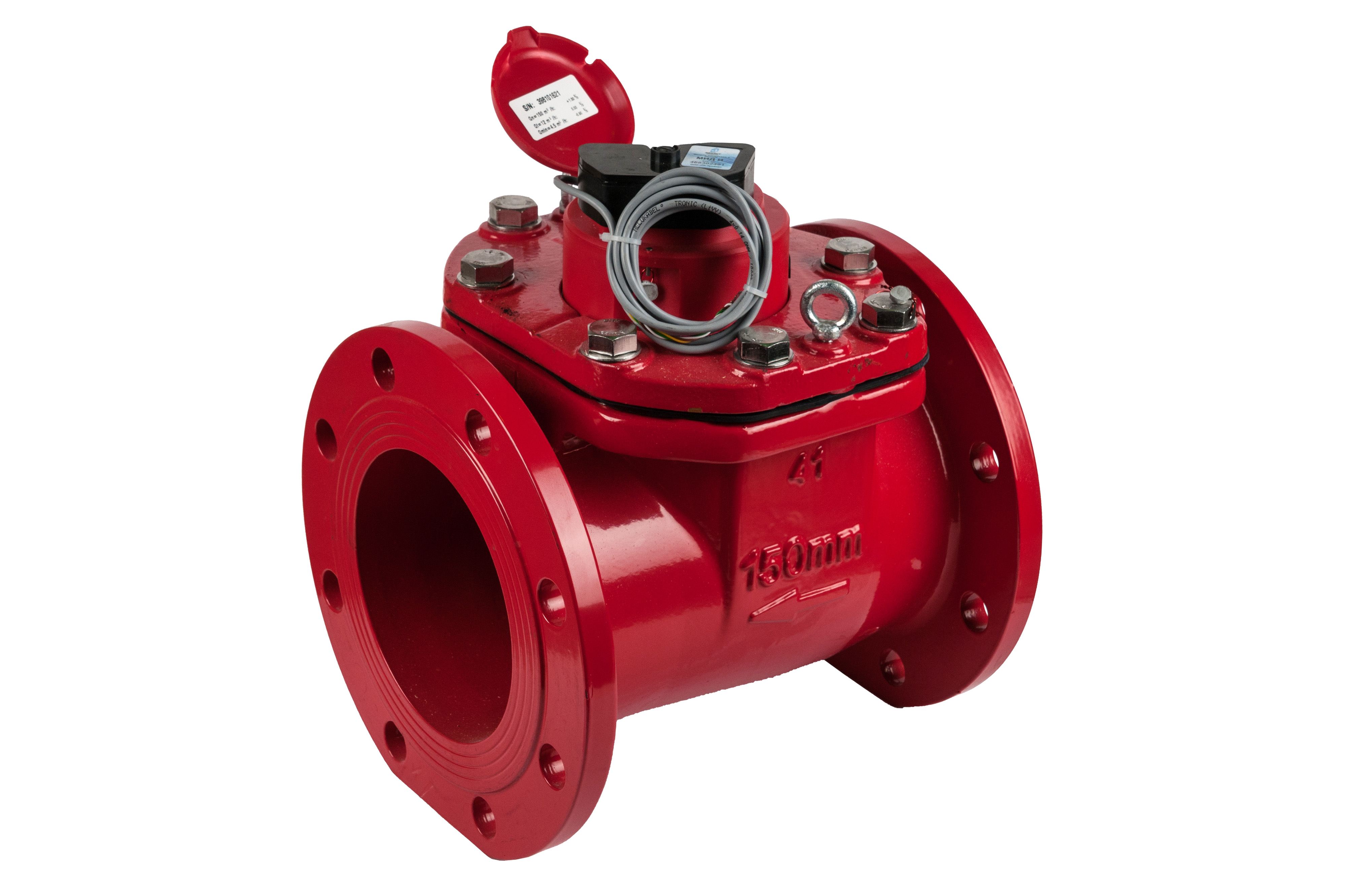 Счетчик воды турбинный СТВУ-150 с импульсным выходом типа открытый коллектор (МИД И) (IP68)