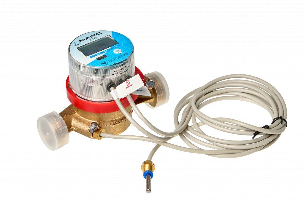 Теплосчетчик механический СТК МАРС NEO-20 О 1,5 RF (механический, для установки на обратный трубопровод, Ду20, монтажная длина 130 мм, qp=1.5 м3/ч, Pмах=16 кгс/см2, tмах=105 °С, беспроводной интерфейс LoRaWAN, оптопорт, без комплекта монтажных частей)
