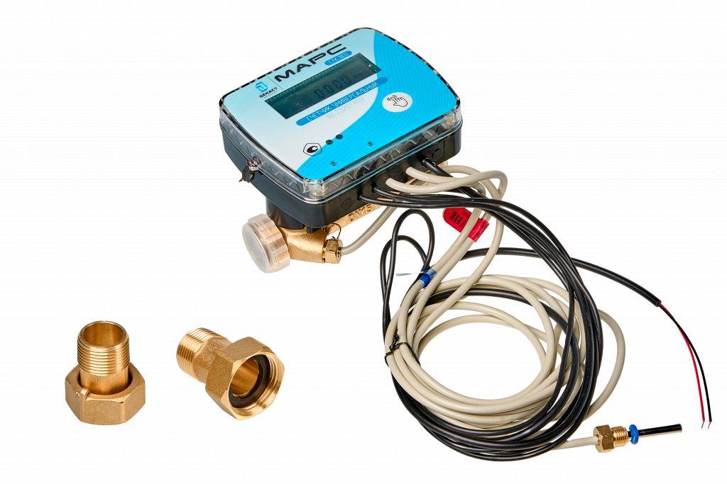 Теплосчетчик ультразвуковой СТК МАРС NEO-20 У О 1,5 (ультразвуковой, для установки на обратный трубопровод, Ду 20, монтажная длина 130 мм, qp=1.5 м3/ч, Pмах=16 кгс/см2, tмах=105 °С, без комплекта монтажных частей)