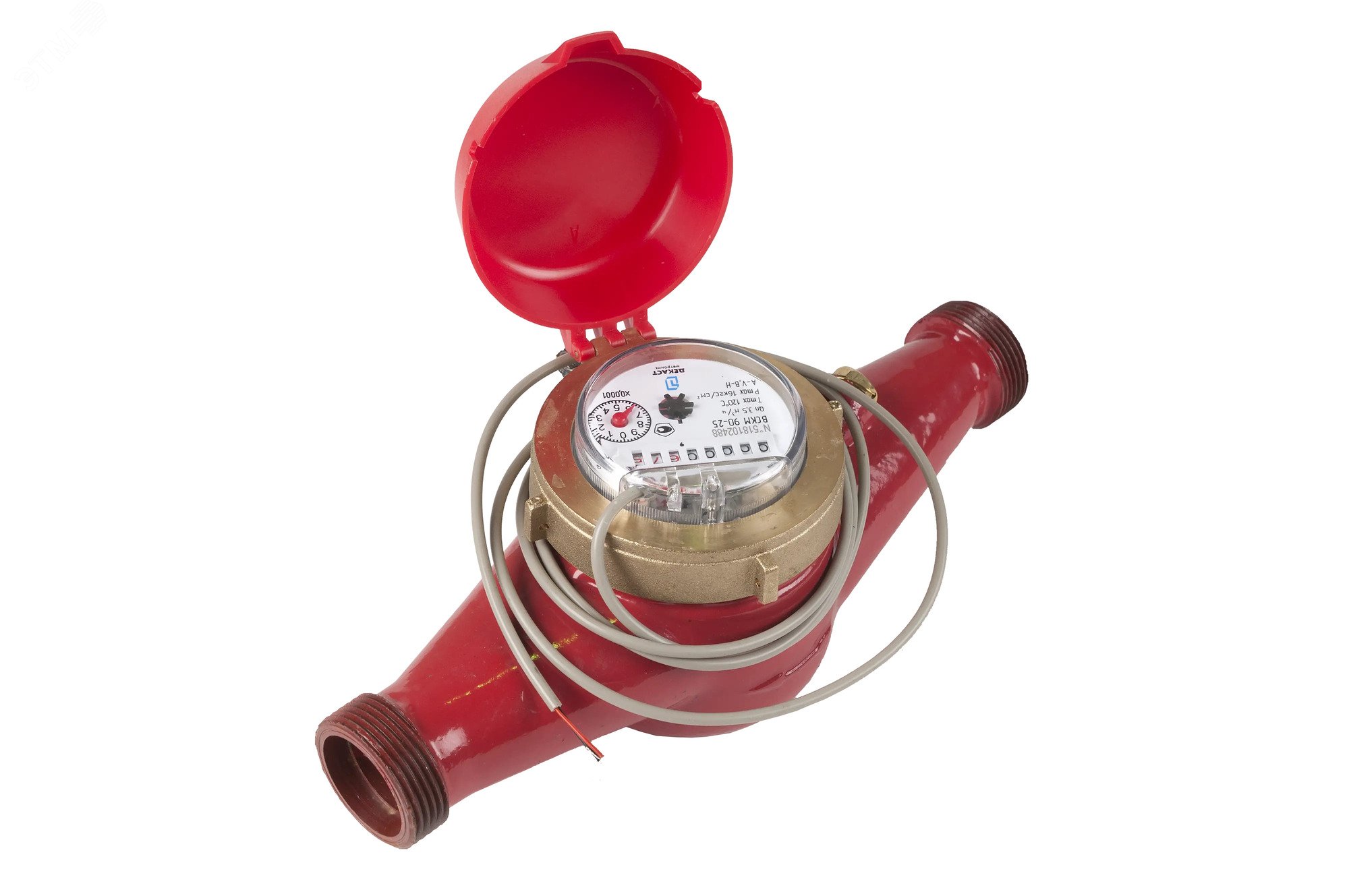 Изображение товара Многоструйный счетчик воды ВСКМ 90-25 АТЛАНТ для частных домов и многоквартирных зданий