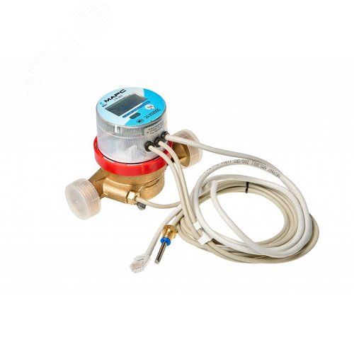 Теплосчетчик механический СТК МАРС NEO-20 О 2,5 RS + 4 имп. вх. (механический, для установки на обратный трубопровод, Ду 20, монтажная длина 130 мм, qp=2.5 м3/ч, Pмах=16 кгс/см2, tмах=105 °С, интерфейс RS-485, 4 импульсных входа, оптопорт, без комплекта м - фото 1