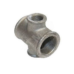 Изображение товара Крест чугунный Ду20х15 переходный оцинкованный (шт)