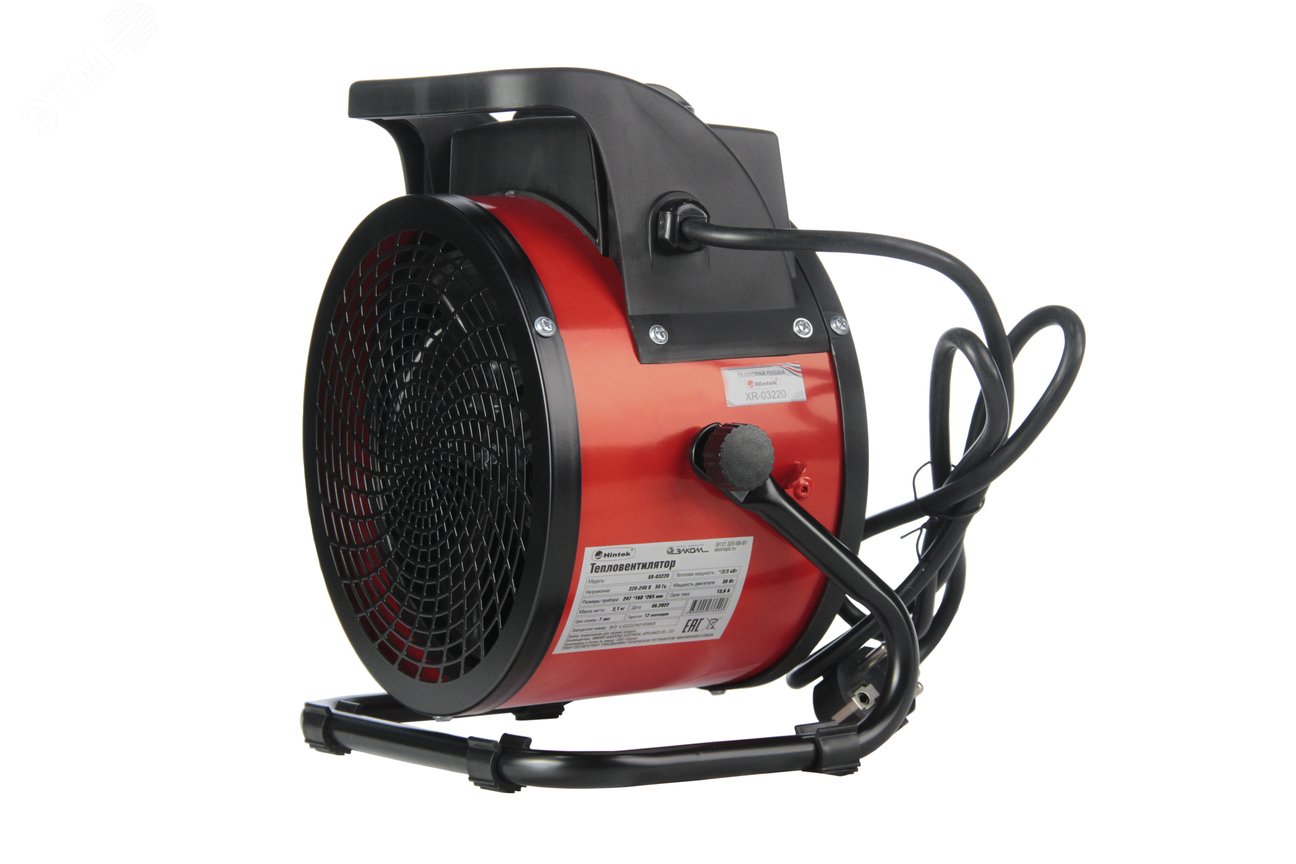 Изображение товара Пушка тепловая электрическая на 3 кВт, круглая (шт)