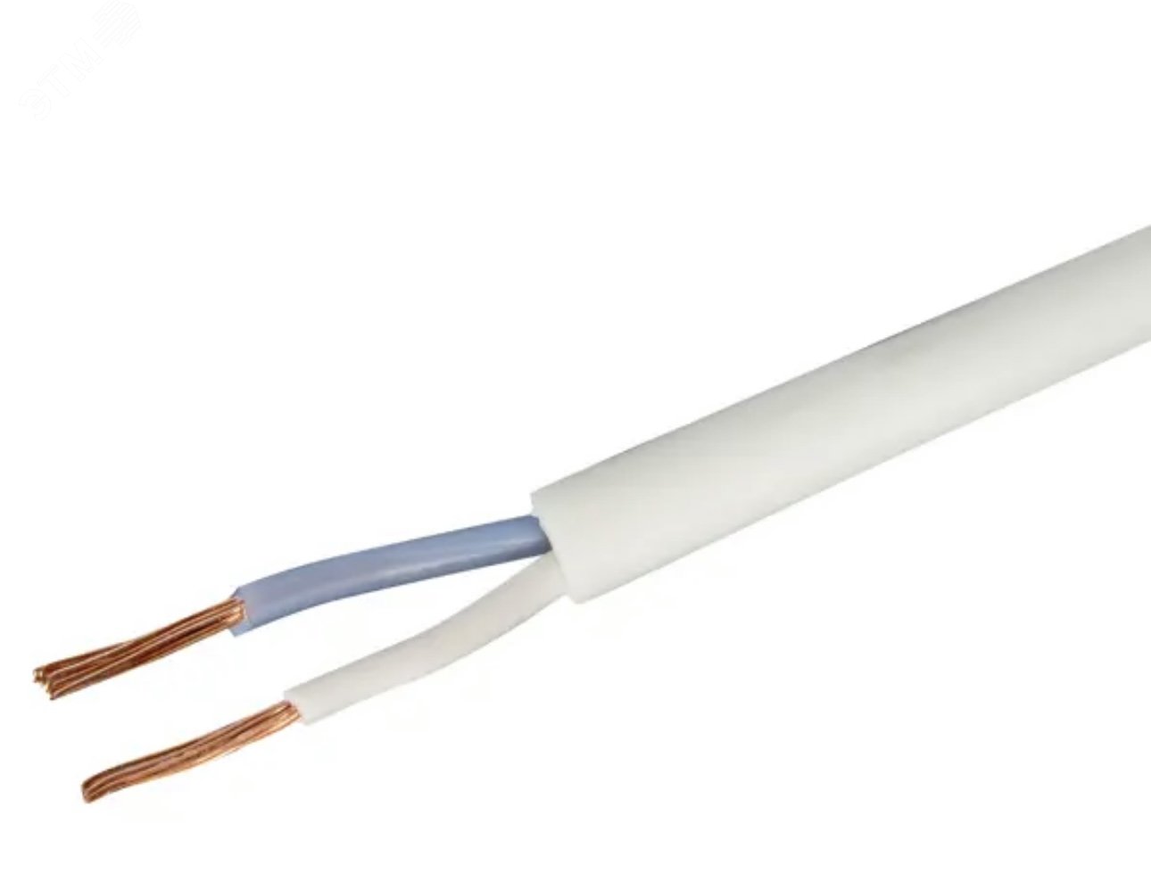 Изображение товара Провод ПРКС 2х0.75-380 белый ТРТС для электросетей