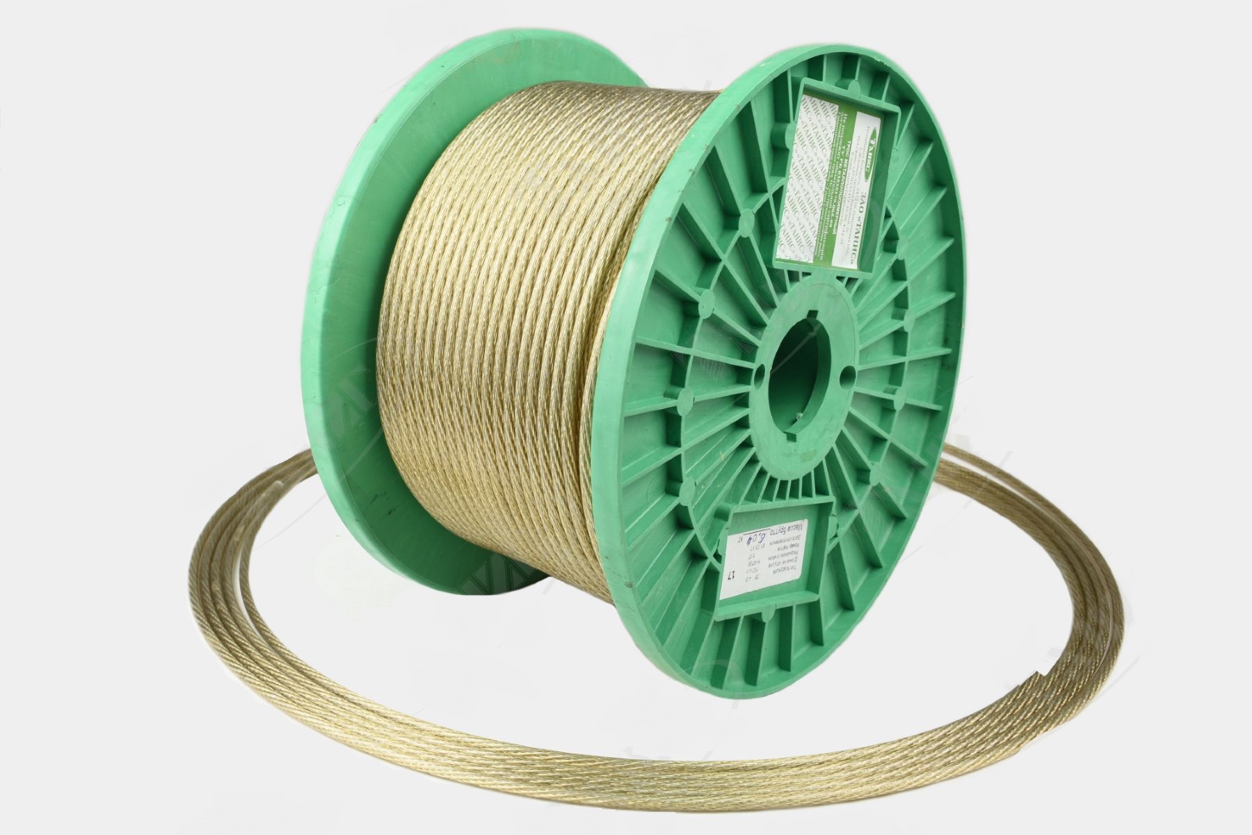 Трос 9 мм стальной в оплетке ПВХ (50м)