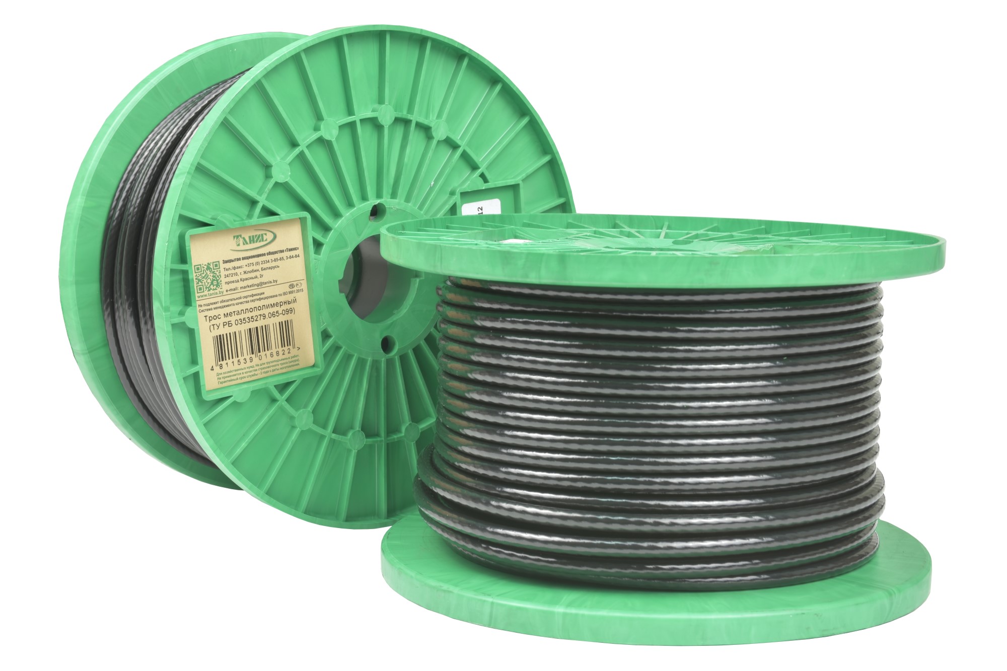 Трос металлополимерный ПРТ-4.0  (черный)