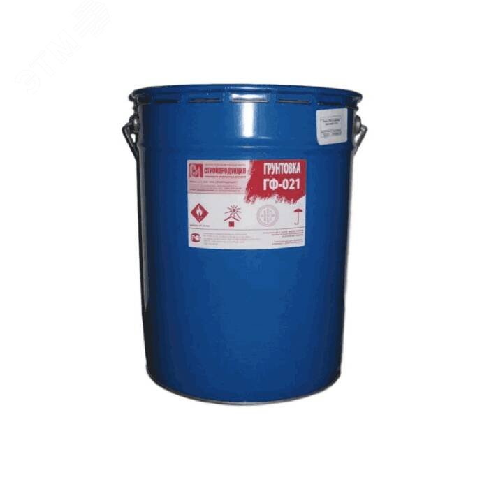 Изображение товара Грунтовка ГФ-021 евроведро 30 кг серый для защиты металлов