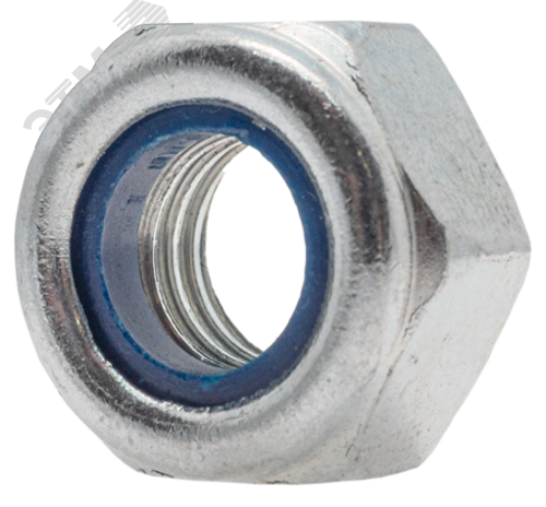 Изображение товара Гайка DIN 985 M24 ZN самоконтрящаяся шестигранная для усиленной фиксации