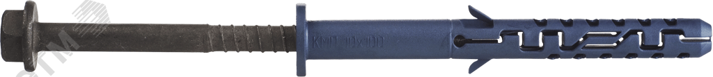 Изображение товара Дюбель фасадный с шурупом КМП 10x115 HOT для надежного монтажа