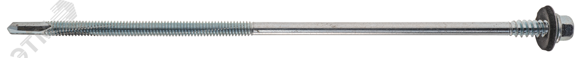 Изображение товара Саморез для СП 6.3/5.5х 85 ZN (1200 шт) с шайбой уплотнителем
