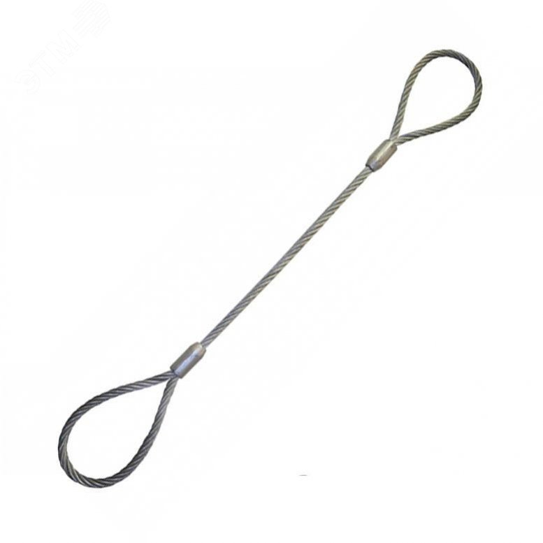 Изображение товара Строп канатный УСК1-1. 6т 3м грузоподъемность 1600 кг - надежный такелаж