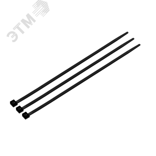 Ремешок-хомут КМП черн. 370x4.8 (100шт) - фото 1