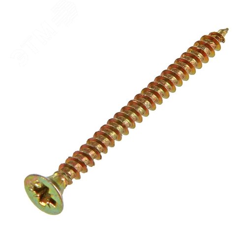 Изображение товара Саморез универсальный 6x140 желтопассированный (1500шт) (упак)