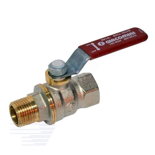 Изображение товара Кран шаровой R914L Ду 40 1 1/2 ВН Ру35 полнопроходной с рычагом