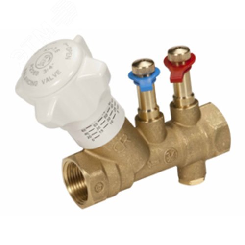 Изображение товара Клапан баланс авт лат R206C Ду20 Ру25 м/м Kvs5.5 нип R206BY004 (шт)