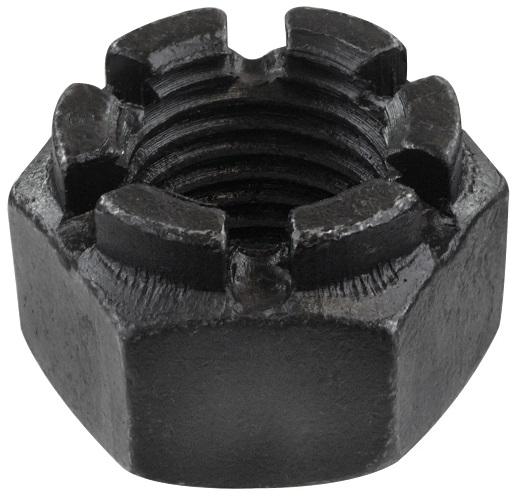 Гайка 2М22-6Н.5.35 ГОСТ 5918-73 шестигранная      корончатая