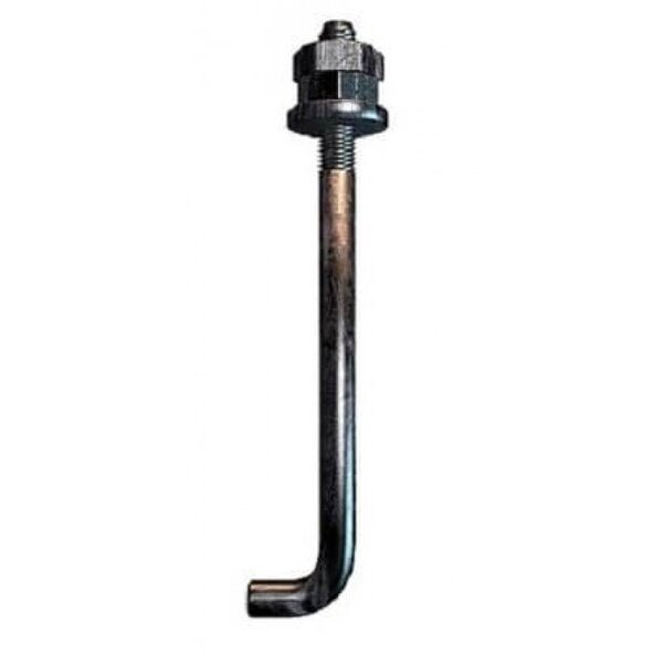 Болт 1.1.M16х600.3 ГОСТ 24379.1-80 фундаментный   изогнутый