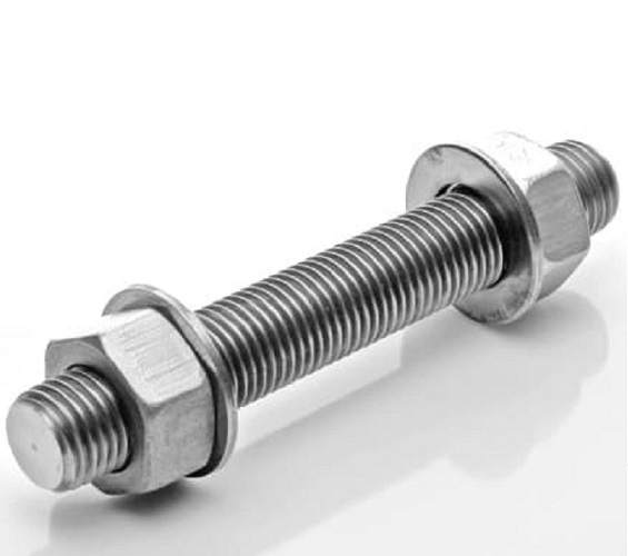 Шпилька 2-1-M16-8gх80.12Х18Н10Т ОСТ 26-2040-96 с  2мя гайками M16.7H.12Х18Н10Т ОСТ 26-2041-96 и 2мя шайбами 16.12Х18Н10Т ОСТ 26-2042-96