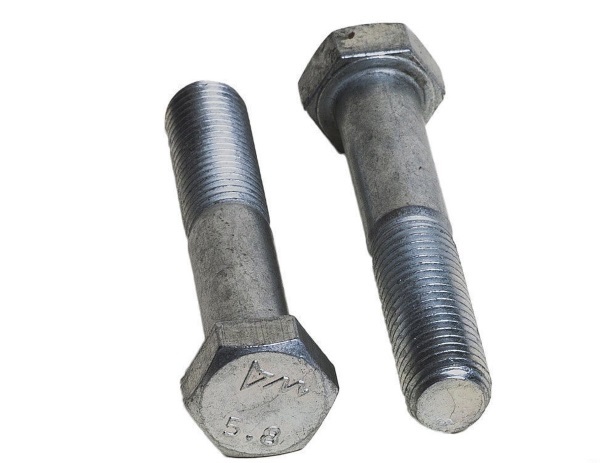 Болт М16-6gх100.58 ГОСТ 7796-70 с 1й гайкой М16-6НГОСТ 5915-70 и с 1й шайбой 16 ГОСТ 11371-78