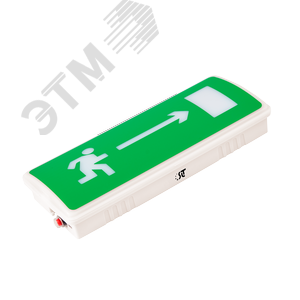 Изображение товара Светильник аварийного освещения PL-0131A с эвакуационной пиктограммой Человек вправо в дверь с постоянными/или непостоянными AC/DC режимами свечения (шт)