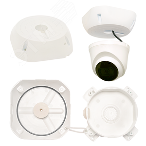 Изображение товара Коробка монтажная универсальная МК-4 PRO для видеокамер, имеющих вывод соединительного кабеля сбоку (шт)