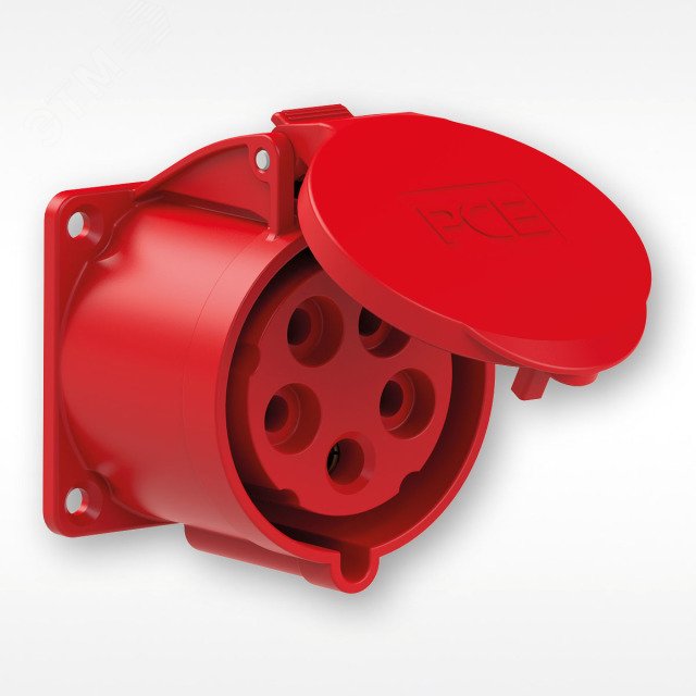 Изображение товара Встраиваемая прямая розетка 32А 400В IP67 PCE