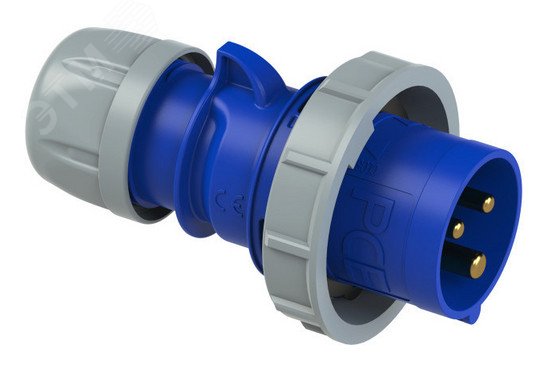 Изображение товара Кабельная вилка 16A 230V IP67 с защитой от перегибов PCE
