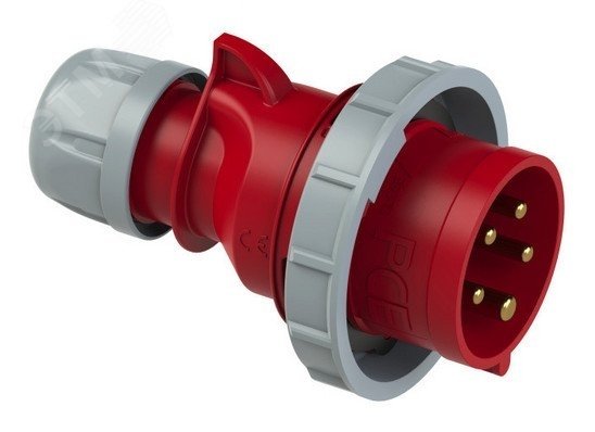 Изображение товара Кабельная вилка 32А 400V IP67 с разгрузкой и герметичностью для наружных работ