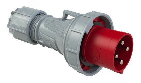 Изображение товара Кабельная вилка 63A/400V IP67 для промышленных подключений PCE